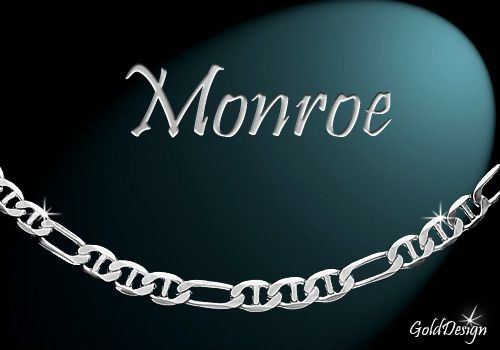 Monroe - řetízek rhodium